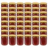    Vasi per Marmellata in Vetro Coperchio Oro 48 pz 230 ml