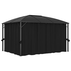 vidaXL Gazebo con Tende...