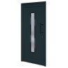 Porta Ingresso Antracite 98x208 cm in PVC