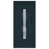 Porta Ingresso Antracite 98x208 cm in PVC