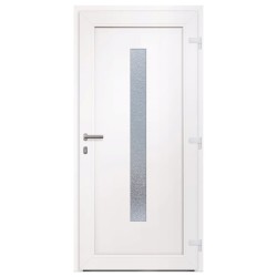 Porta Ingresso Antracite 98x208 cm in PVC