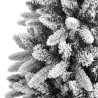 vidaXL Albero di Natale Artificiale con Neve Floccata 120 cm PVC e PE