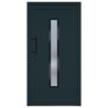 Porta Ingresso Antracite 108x208 cm in PVC