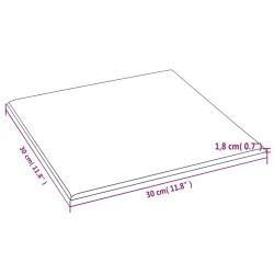 vidaXL Pannelli Murali 12 pz Crema 30x30 cm in Tessuto 1,08 m²