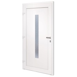 vidaXL Porta Ingresso Bianca 108x208 cm in PVC