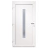 vidaXL Porta Ingresso Bianca 108x208 cm in PVC