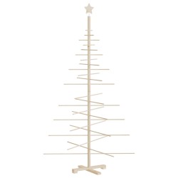 vidaXL Albero di Natale Decorativo in Legno 180 cm Legno Massello Pino