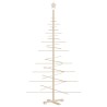 vidaXL Albero di Natale Decorativo in Legno 180 cm Legno Massello Pino