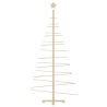 vidaXL Albero di Natale Decorativo in Legno 180 cm Legno Massello Pino