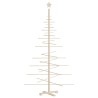 vidaXL Albero di Natale Decorativo in Legno 180 cm Legno Massello Pino