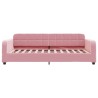 vidaXL Divano Letto con Letto Estraibile Rosa 100x200 cm in Velluto