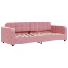 vidaXL Divano Letto con Letto Estraibile Rosa 80x200 cm in Velluto