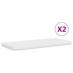 vidaXL Divano Letto Estraibile con Materassi Blu 80x200 cm Velluto