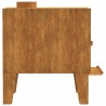 vidaXL Stufa da Campeggio 35x50x55 cm in Acciaio Corten 