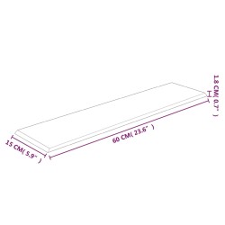 vidaXL Pannelli Murali 12 pz Crema 60x15 cm Velluto 1,08 m²