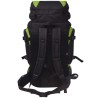    Zaino da Escursioni XXL 75 L Nero e Verde