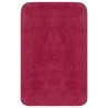    Set Tappetini per Bagno 3 pz in Tessuto Fucsia