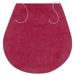    Set Tappetini per Bagno 3 pz in Tessuto Fucsia