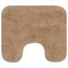    Set Tappetini per Bagno 3 pz in Tessuto Beige