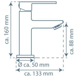 SCHÜTTE Miscelatore Lavabo TOKYO II Cromo