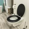 Tiger Sedile WC Leatherlook in MDF Nero 252540746