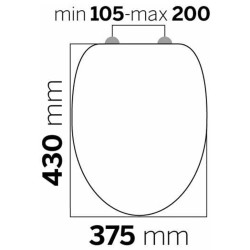 Tiger Sedile WC Chiusura Morbida Douglas MDF Marrone Chiaro 251675346