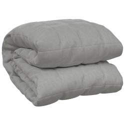    Coperta Ponderata Grigia 155x220 cm 7 kg Tessuto