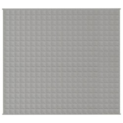 Coperta Ponderata Grigia 200x225 cm 13 kg Tessuto