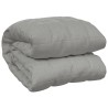    Coperta Ponderata Grigia 220x235 cm 15 kg Tessuto