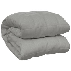    Coperta Ponderata Grigia 235x290 cm 15 kg Tessuto