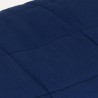    Coperta Ponderata Blu 155x220 cm 7 kg Tessuto