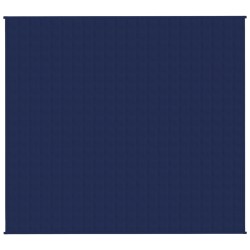    Coperta Ponderata Blu 200x225 cm 9 kg Tessuto