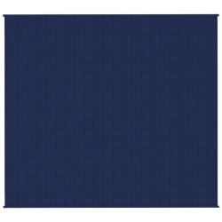    Coperta Ponderata Blu 200x225 cm 13 kg Tessuto