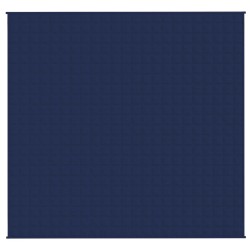    Coperta Ponderata Blu 220x235 cm 11 kg Tessuto