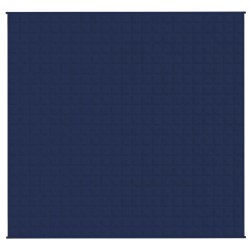    Coperta Ponderata Blu 220x235 cm 15 kg Tessuto