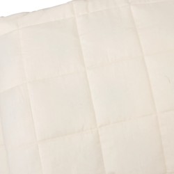    Coperta Ponderata Crema Chiaro 155x220 cm 11 kg Tessuto