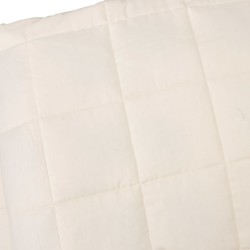 Coperta Ponderata Crema Chiaro 235x290 cm 11 kg Tessuto