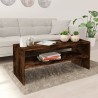    Tavolino da Salotto Rovere Fumo 100x40x40 cm Legno ingegnerizzato