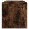    Tavolino da Salotto Rovere Fumo 100x40x40 cm Legno ingegnerizzato