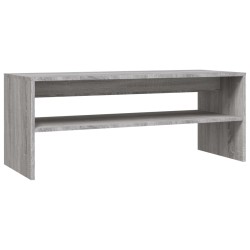    Tavolino da Salotto Grigio Sonoma 100x40x40cm Legno ingegnerizzato