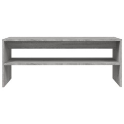    Tavolino da Salotto Grigio Sonoma 100x40x40cm Legno ingegnerizzato