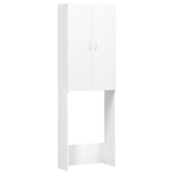 vidaXL Mobile per Lavatrice Bianco 64x25,5x190 cm 