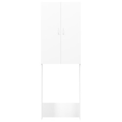 vidaXL Mobile per Lavatrice Bianco 64x25,5x190 cm 