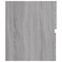    Set Mobili da Bagno 2 pz Grigio Sonoma in Legno Ingegnerizzato