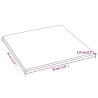 vidaXL Pannelli Murali 12 pz Rosa 30x30 cm Velluto 1,08 m²