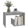    Tavolino Grigio Sonoma 59x36x38 cm in Legno Ingegnerizzato