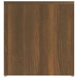 Tavolino Rovere Marrone 59x36x38 cm in Legno Ingegnerizzato