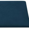 vidaXL Pannelli Murali 12 pz Blu 30x30 cm Velluto 1,08 m²