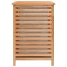    Cesto del Bucato 45x45x65 cm Legno Massello di Noce