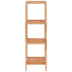    Scaffale da Bagno 35,5x35,5x112,5 cm in Legno Massello di Noce